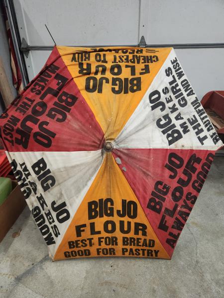 Item: Big Jo Flour Cloth Umbrella