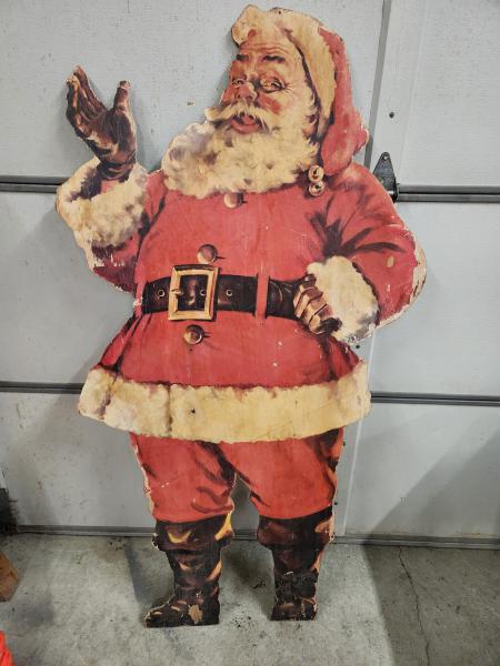 Item: Vintage Santa Claus Holiday Decoration